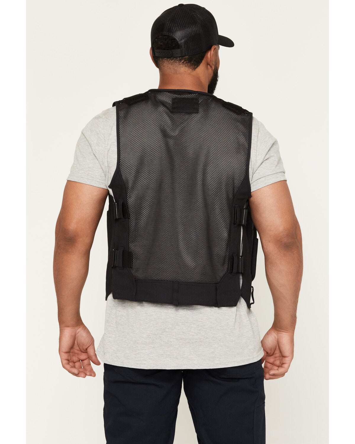 Image #4 - Strauss Men's Tool Vest, Black, hi-res