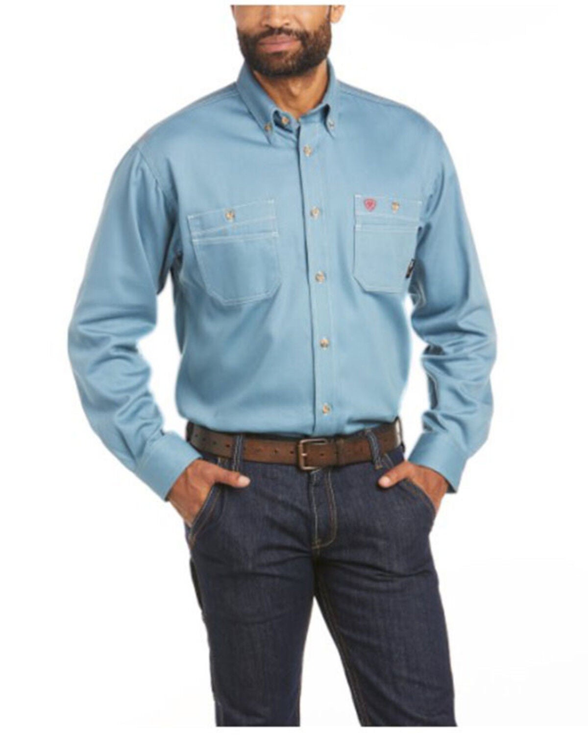 Ariat Men's FR Vented Long Sleeve Work 