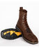 Image #5 - Cody James Men's Mustang Lace-Up Kiltie Work Boots - Soft Toe, Brown, hi-res