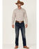 Image #2 - Moonshine Spirit Men's Sundial Southwestern Geo Print Long Sleeve Snap Western Shirt, Ivory, hi-res