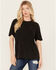 Idyllwind Women's Fannie Studded Tee, Black, hi-res