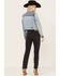 Image #3 - Levi's Women's Cut And Dry Wedgie Straight Jeans, Black, hi-res