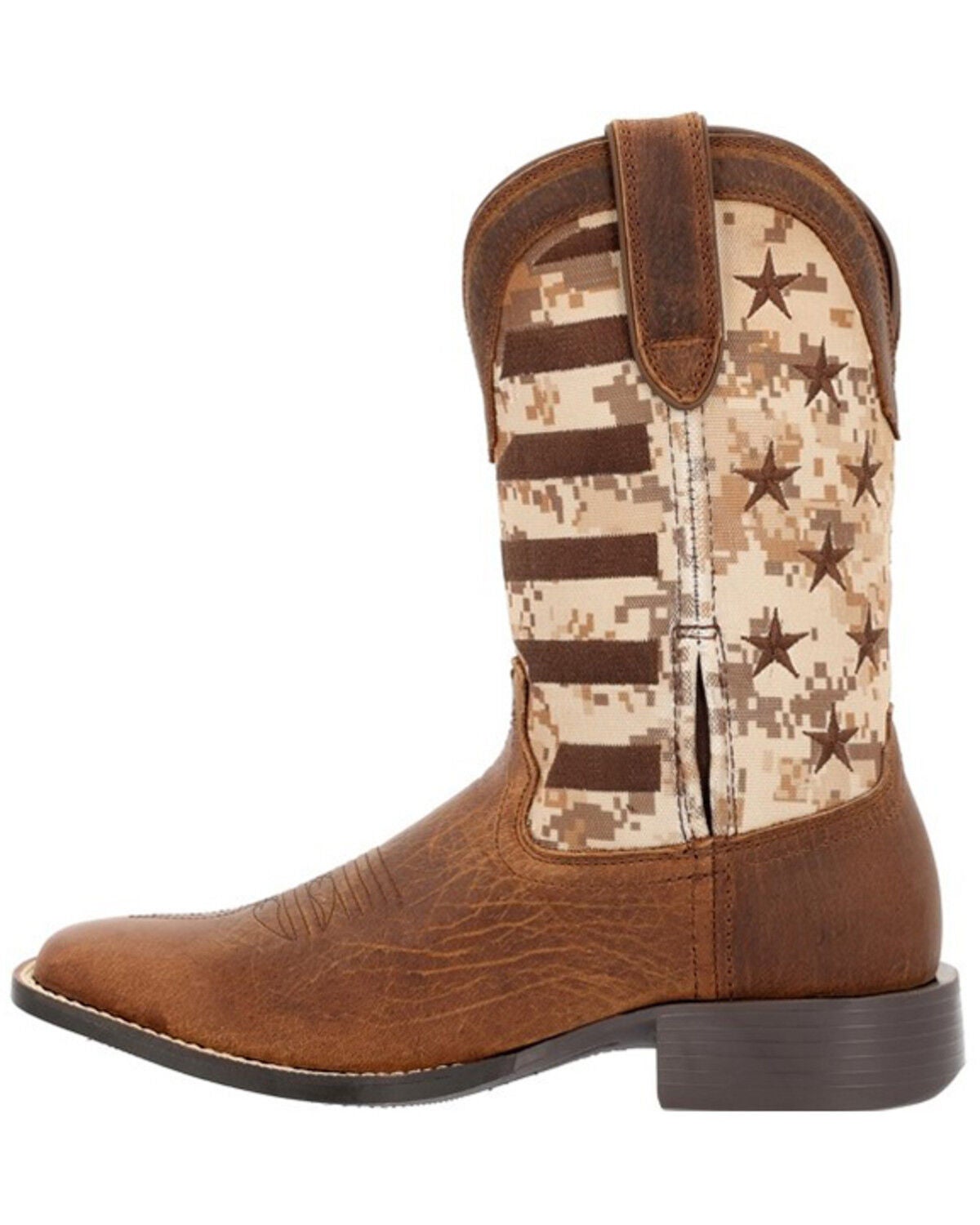 Durango Men's Westward Saddlehorn Digi Camo Flag Western Boot DDB0397