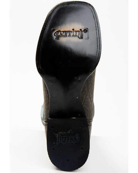 Ferrini Men's Acero Western Boots - Broad Square Toe, Black, hi-res