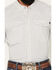 Image #3 - Rock & Roll Denim Men's Geo Print Tek Long Sleeve Snap Performance Shirt, White, hi-res