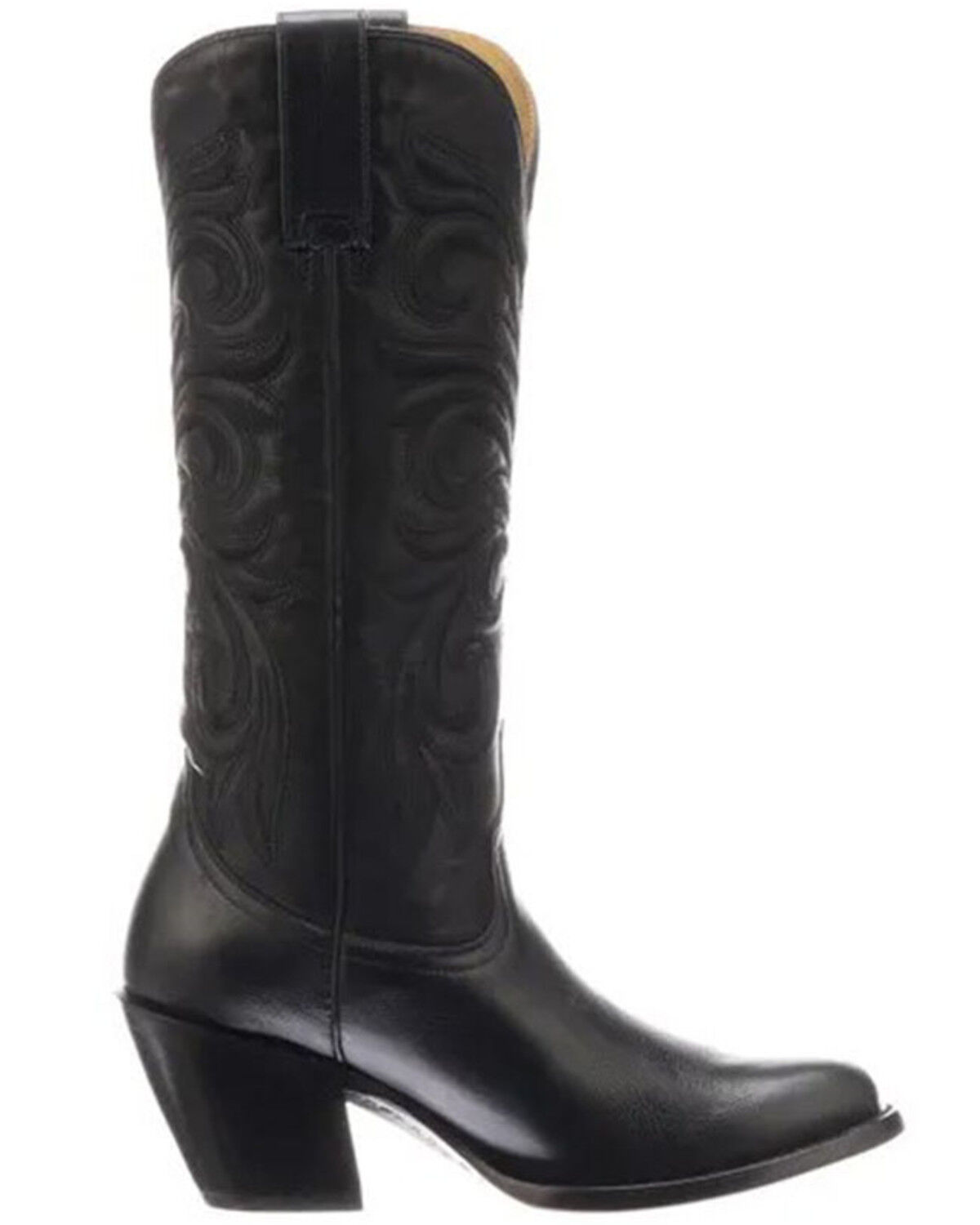 Image #2 - Lucchese Women's Laurelie Western Boots - Round Toe, Black, hi-res