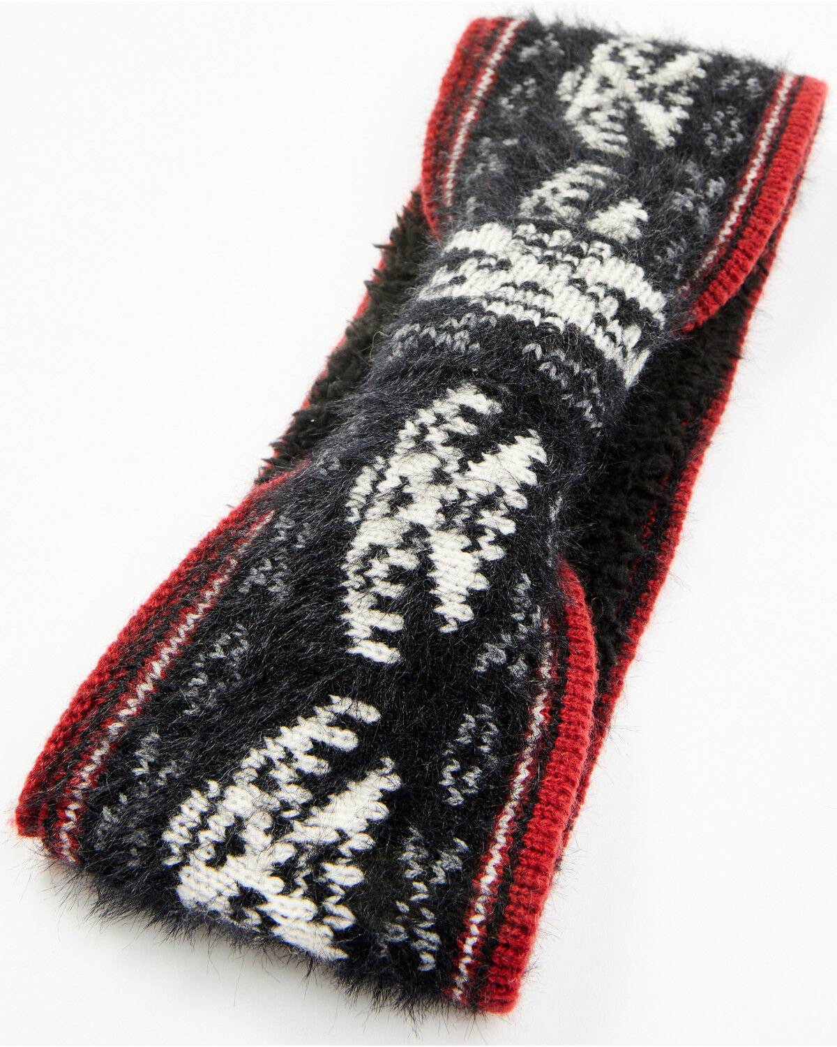 Image #1 - Idyllwind Women's Rialto Thunderbird Southwestern Print Ear Warmers, Black, hi-res
