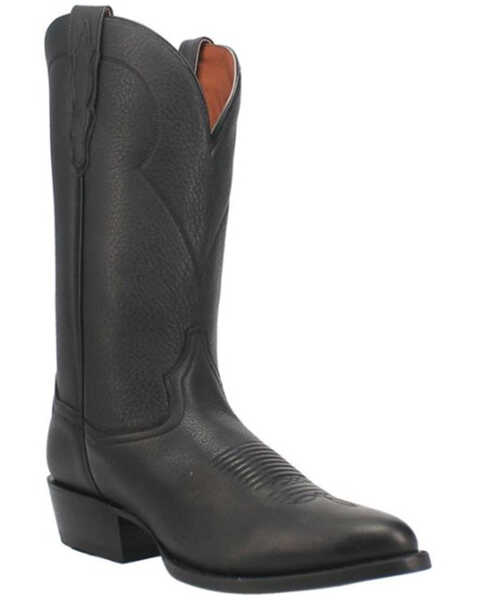 Dan Post Men's Pike Western Boots - Medium Toe, Black, hi-res