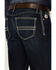 Cinch Men's Ian Rinse Dark Wash Performance Stretch Slim Bootcut Jeans , Light Blue, hi-res