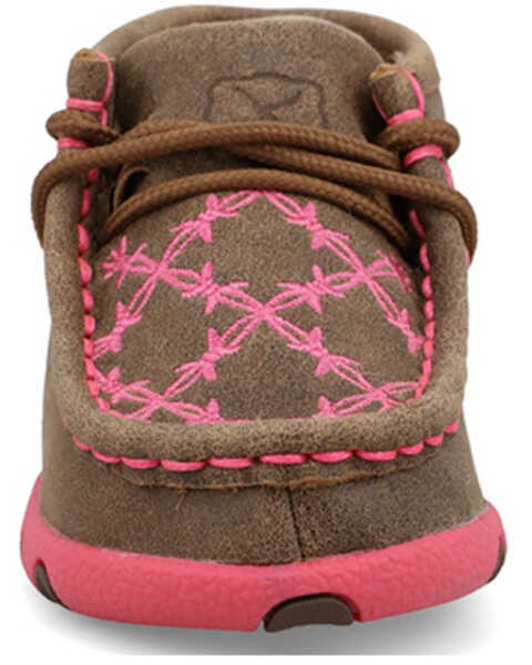 Image #4 - Twisted X Infant Girls' Chukka Driving Moc Shoes - Moc Toe , Pink, hi-res