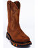 Image #1 - Cody James Men's 11" Decimator Western Work Boots - Steel Toe, Brown, hi-res