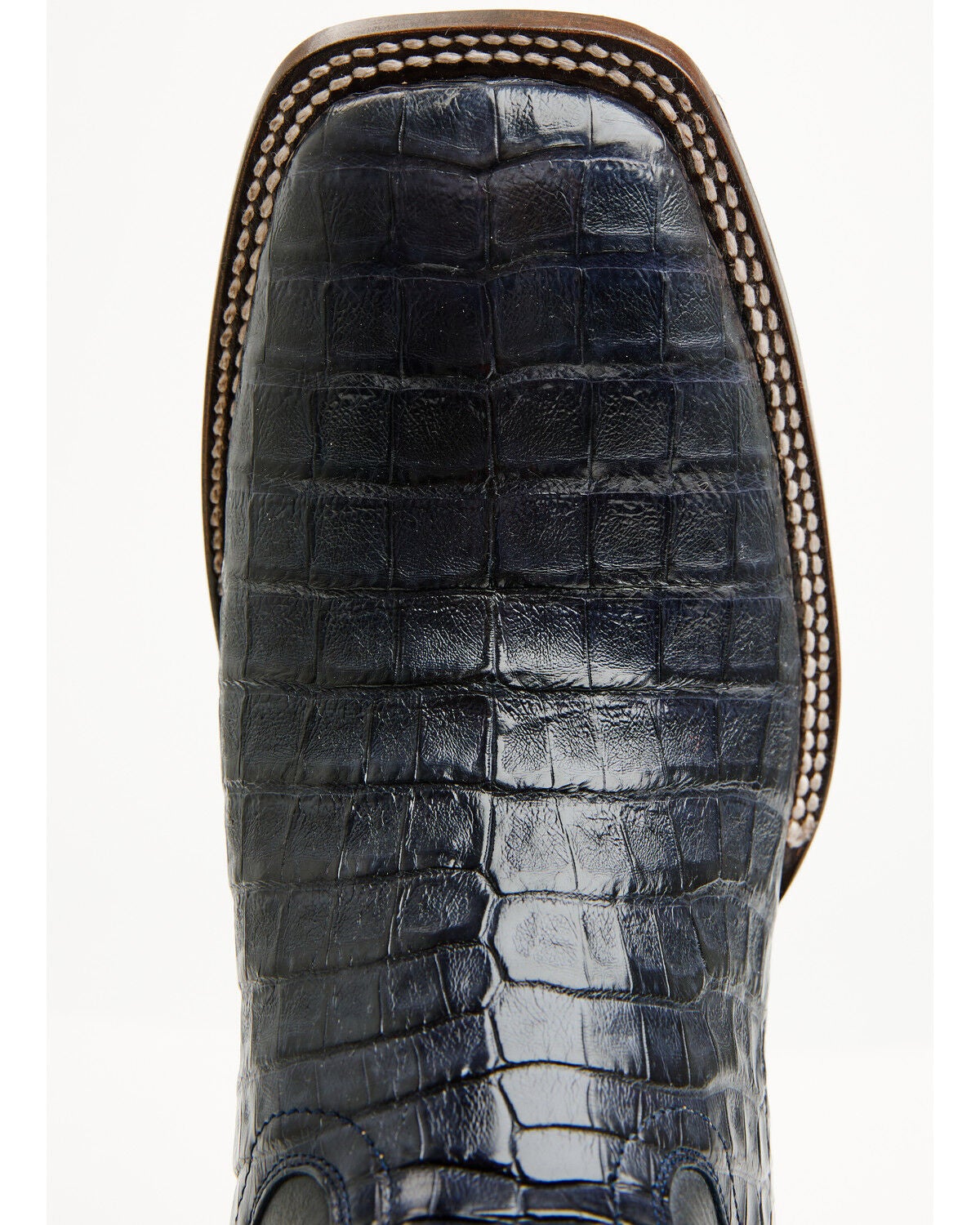 Image #6 - Cody James Black 1978&reg; Men's The Hayward Exotic Caiman Western Boots - Broad Square Toe, Navy, hi-res