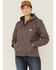 Image #1 - Carhartt Women's Taupe Washed Duck Sherpa-Lined Jacket, , hi-res