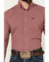 Image #3 - Ariat Men's Porter Plaid Print Long Sleeve Button-Down Performance Shirt - Tall , Red, hi-res
