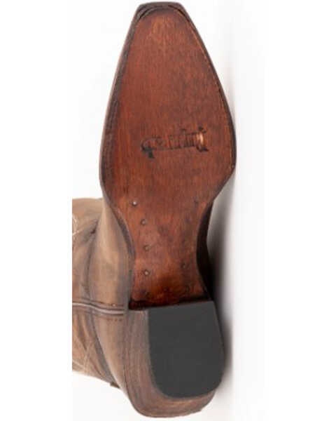 Image #6 - Ferrini Women's Madison Tooled Western Boots - Snip Toe , Brown, hi-res