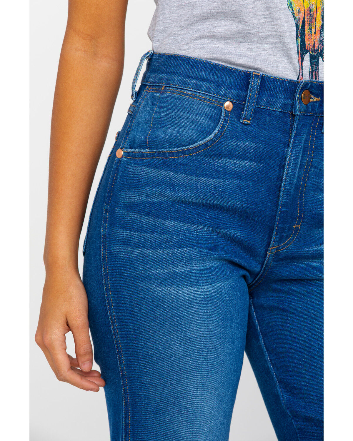 wrangler women's high waisted jeans