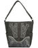 Montana West Women's Black Floral Embroidered Collection Concealed Carry Hobo Handbag, Black, hi-res