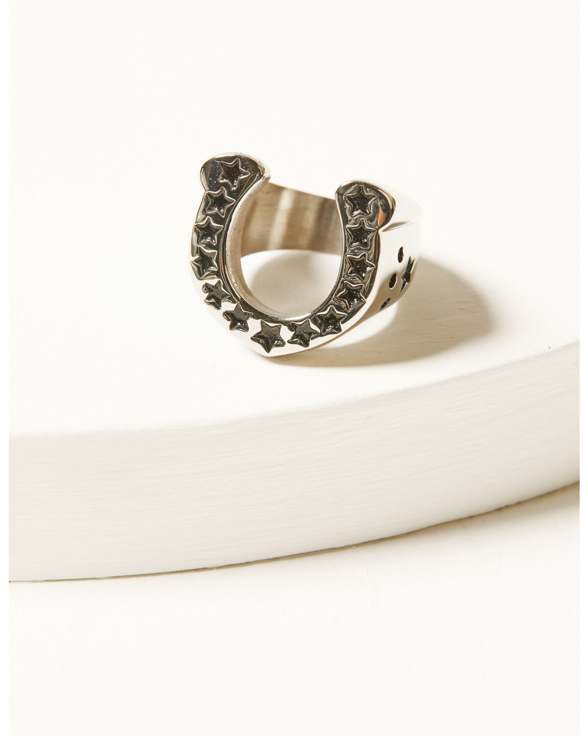 Image #2 - Shyanne Women's Horseshoe Ring Set - 3 Piece, Silver, hi-res