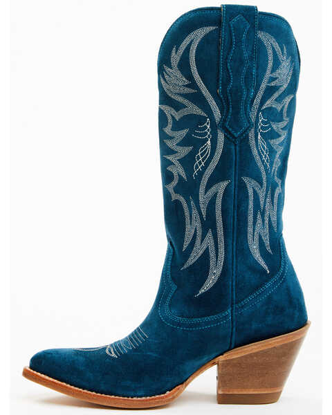 Image #3 - Idyllwind Women's Charmed Life Western Boots - Pointed Toe, Teal, hi-res