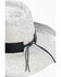 Image #3 - Shyanne Women's Gila Embellished Straw Cowboy Hat, Silver, hi-res
