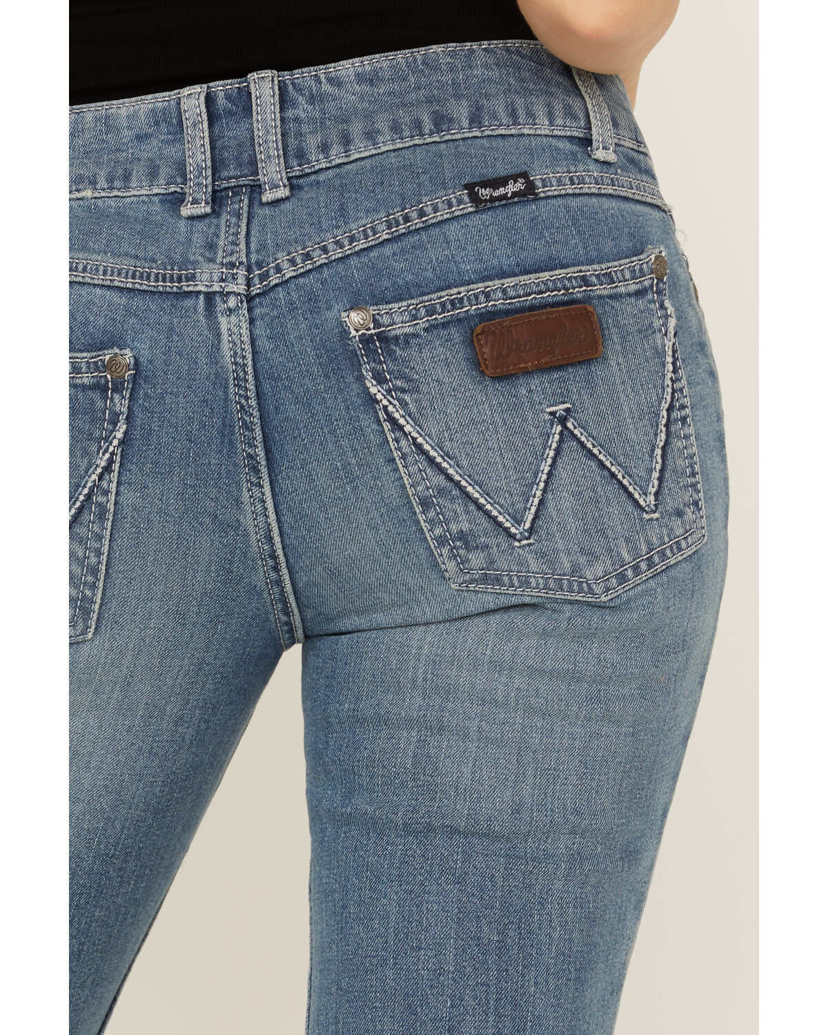 Image #4 - Wrangler Retro Women's Tori Mae Flare Jeans, Blue, hi-res