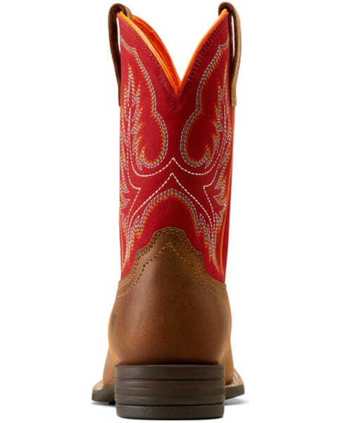 Image #3 - Ariat Boys' Wilder Western Boots - Broad Square Toe , Brown, hi-res