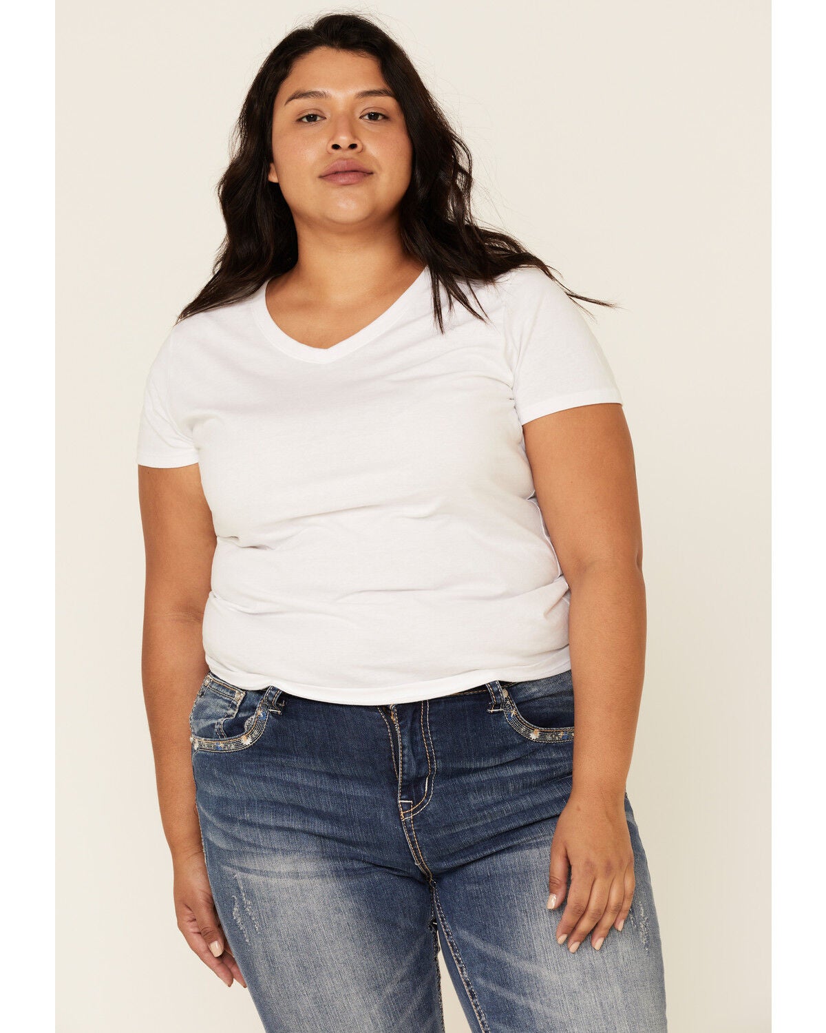 Zip Zap Straight Leg Jeans - Plus 
