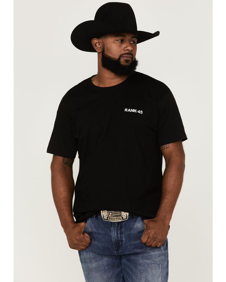 Rank 45 Men's Tonel Flag Logo Graphic T-Shirt, Black, hi-res