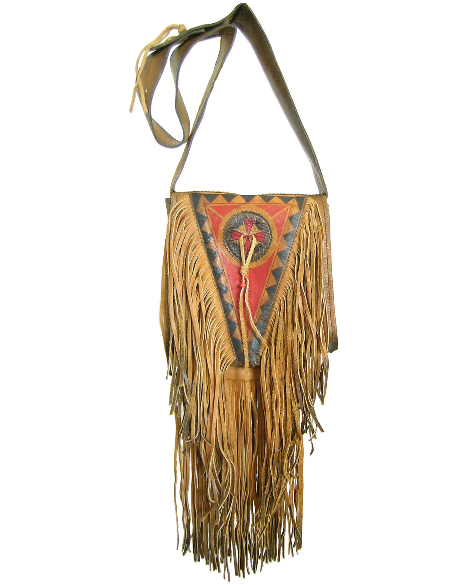 Image #1 - Kobler Leather Women's Painted Crossbody Bag, Tan, hi-res