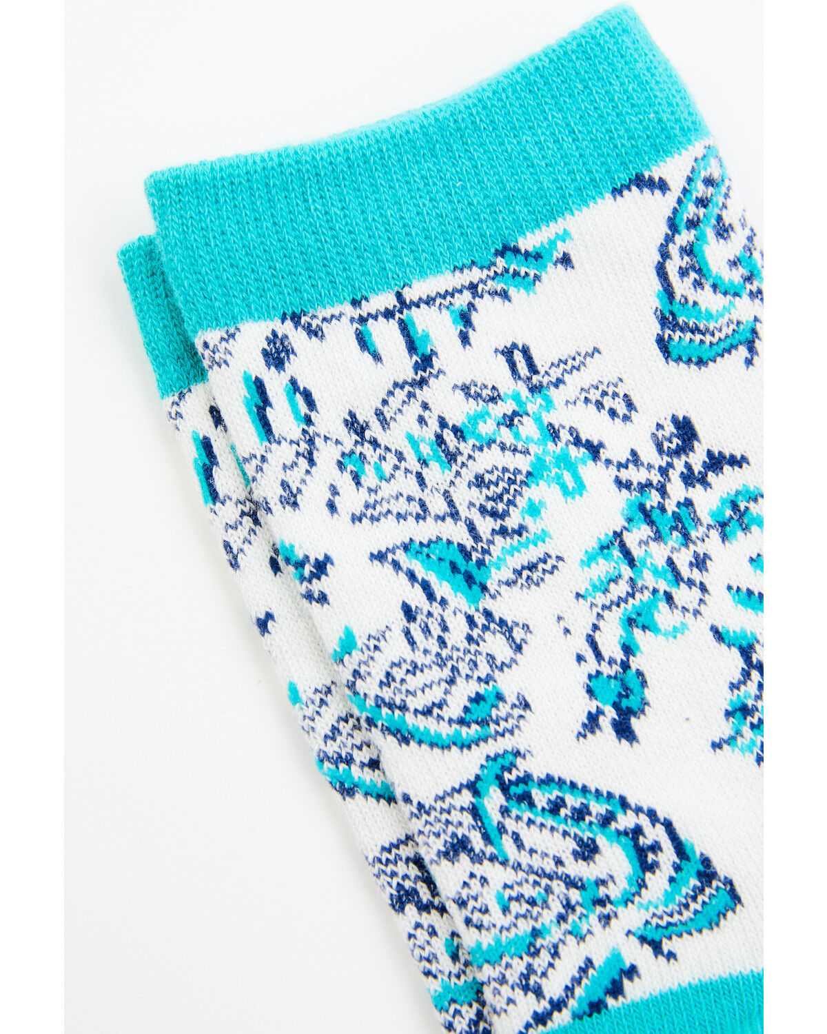 Image #2 - RANK 45® Girls' Ivy Floral Crew Socks, Multi, hi-res