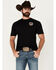 Image #2 - Cowboy Hardware Men's Wise Ass Saloon Short Sleeve T-Shirt, Black, hi-res