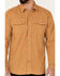 Ariat Men's Solid Tan Jurlington Retro Long Sleeve Pearl Snap Western Shirt , Tan, hi-res