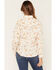 Image #4 - Ely & Walker Women's Boot Barn Exclusive Western Conversational Print Long Sleeve Pearl Snap Western Shirt, Cream, hi-res