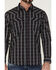 Image #3 - Moonshine Spirit Men's Otoe Stripe Long Sleeve Snap Western Shirt, Navy, hi-res