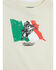 Image #2 - Cowboy Hardware Toddler Boys' Bull Mexico Flag Short Sleeve Graphic T-Shirt, Sand, hi-res