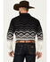 Image #4 - Rock & Roll Denim Men's Southwestern Print Long Sleeve Snap Stretch Western Shirt, Black, hi-res