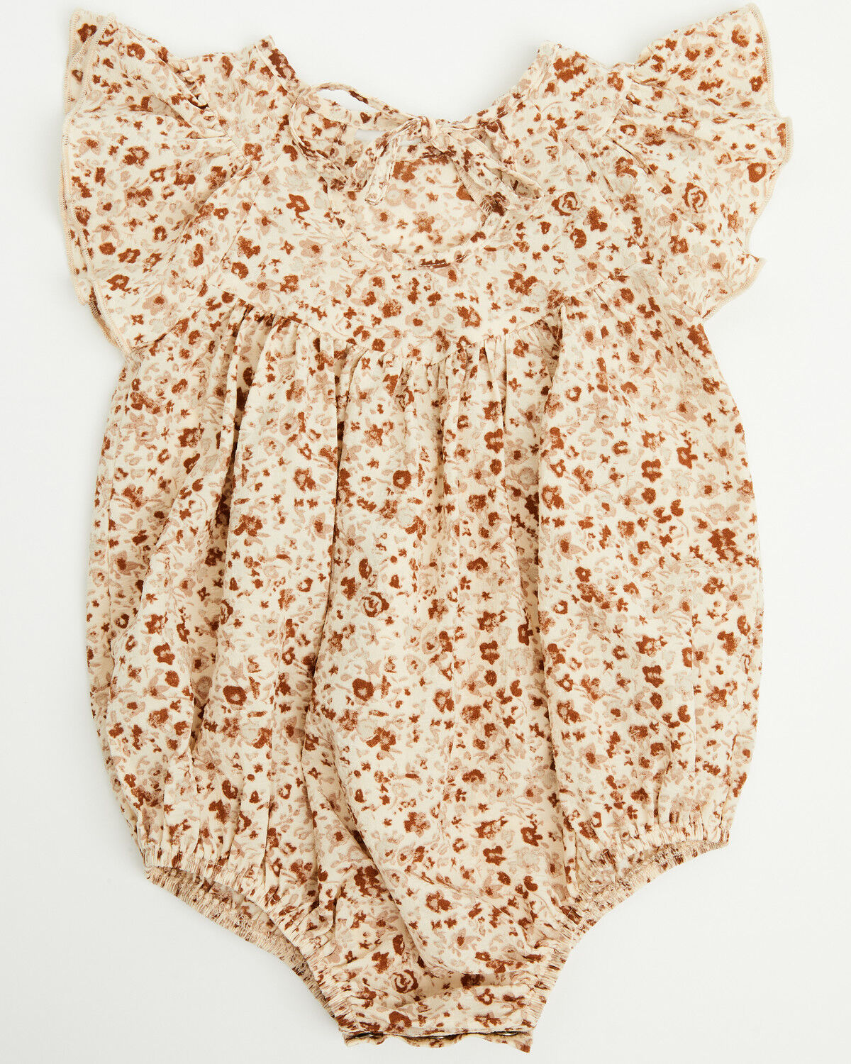 Image #3 - Yura Infant Girls' Floral Print Onesie, Cream, hi-res