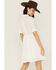 Image #3 - Stetson Women's Embroidered Floral Ruffle Surplice Mini Dress, , hi-res
