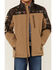 Image #3 - Hooey Boys' Southwestern Print Color Block Softshell Jacket, Tan, hi-res