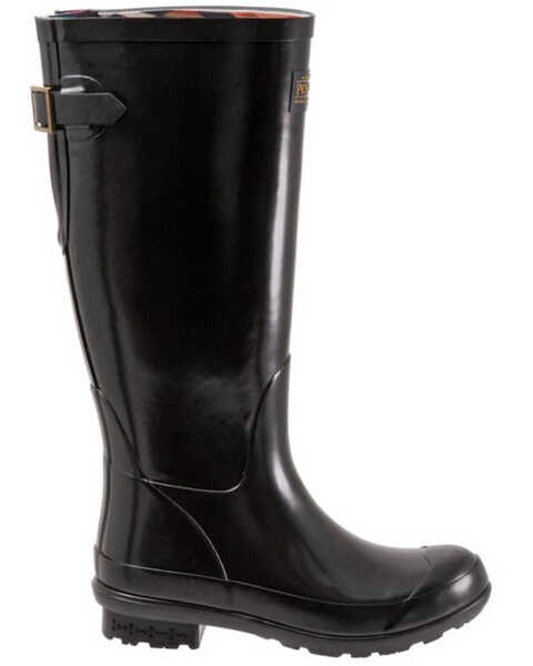 Image #2 - Pendleton Women's Gloss Tall Rain Boots - Round Toe, Black, hi-res