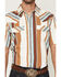 Image #3 - Gibson Trading Co Men's Retro Stripes Short Sleeve Snap Western Shirt, Rust Copper, hi-res