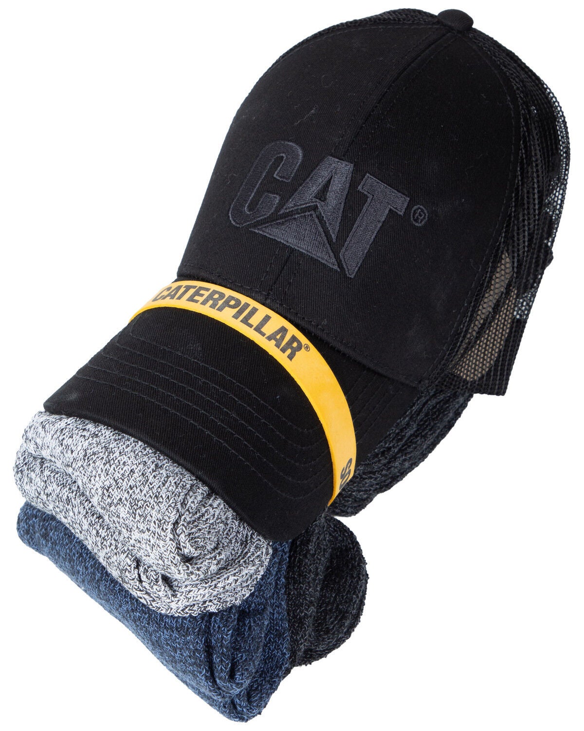 Image #1 - CAT Workwear Men's Assorted Solid Cap Sock Bundle, No Color, hi-res