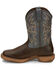Tony Lama Men's Bartlett Coffee Western Work Boots - Soft Toe, Brown, hi-res