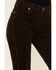 Image #2 - Wrangler Women's Mole Corduroy Westward Mid Rise Bootcut Stretch Denim Jeans, Brown, hi-res