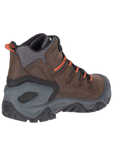 Image #2 - Merrell Men's Strongbound Peak Hiking Boots - Soft Toe, Brown, hi-res