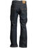 Image #2 - Lapco Men's FR Dark Wash Modern Fit Bootcut Work Jeans - Big, Dark Blue, hi-res