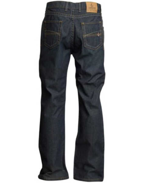 Image #2 - Lapco Men's FR Dark Wash Modern Fit Bootcut Work Jeans - Big , Dark Blue, hi-res
