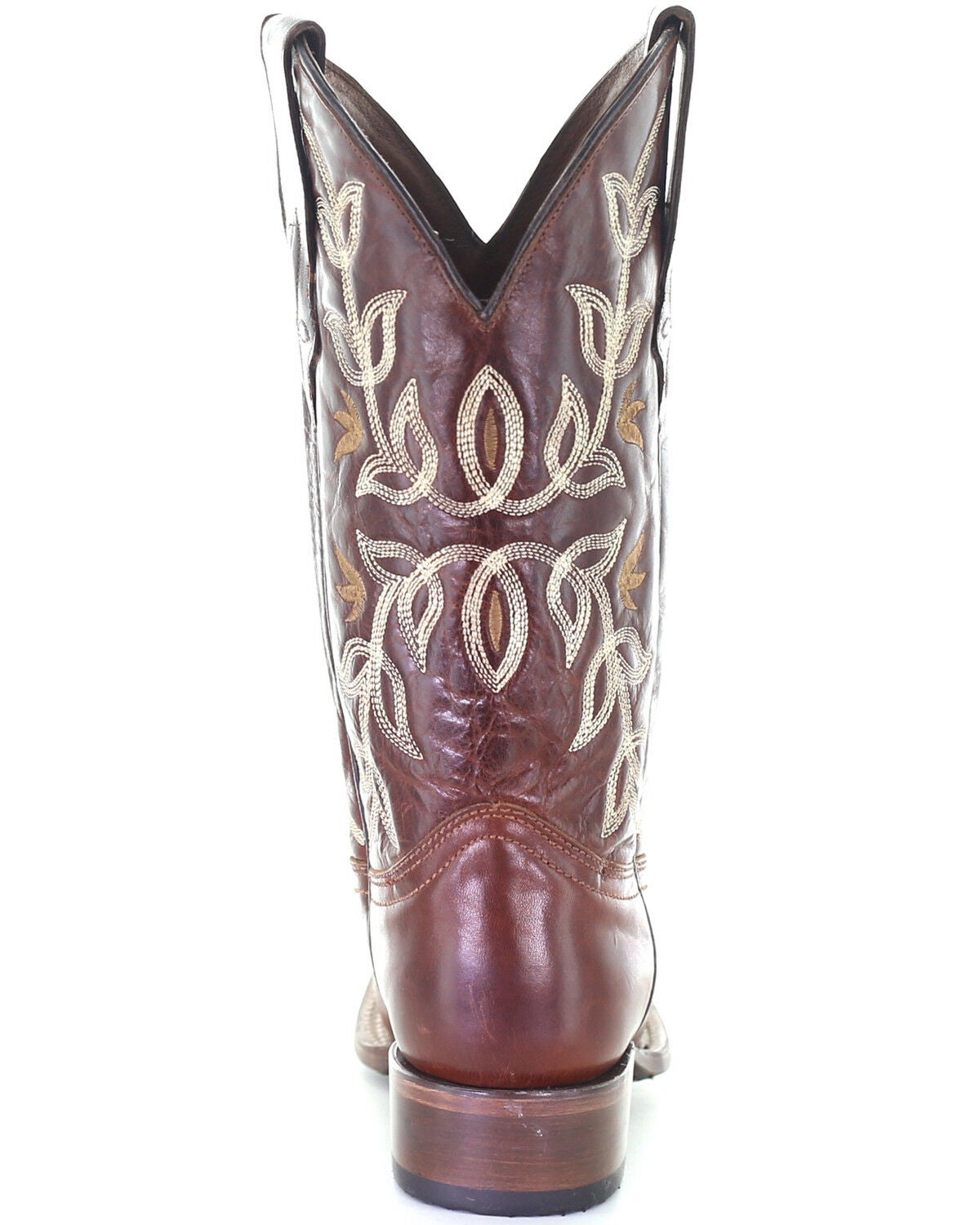 Image #4 - Circle G Women's Cognac Embroidery Western Boots - Square Toe, Cognac, hi-res