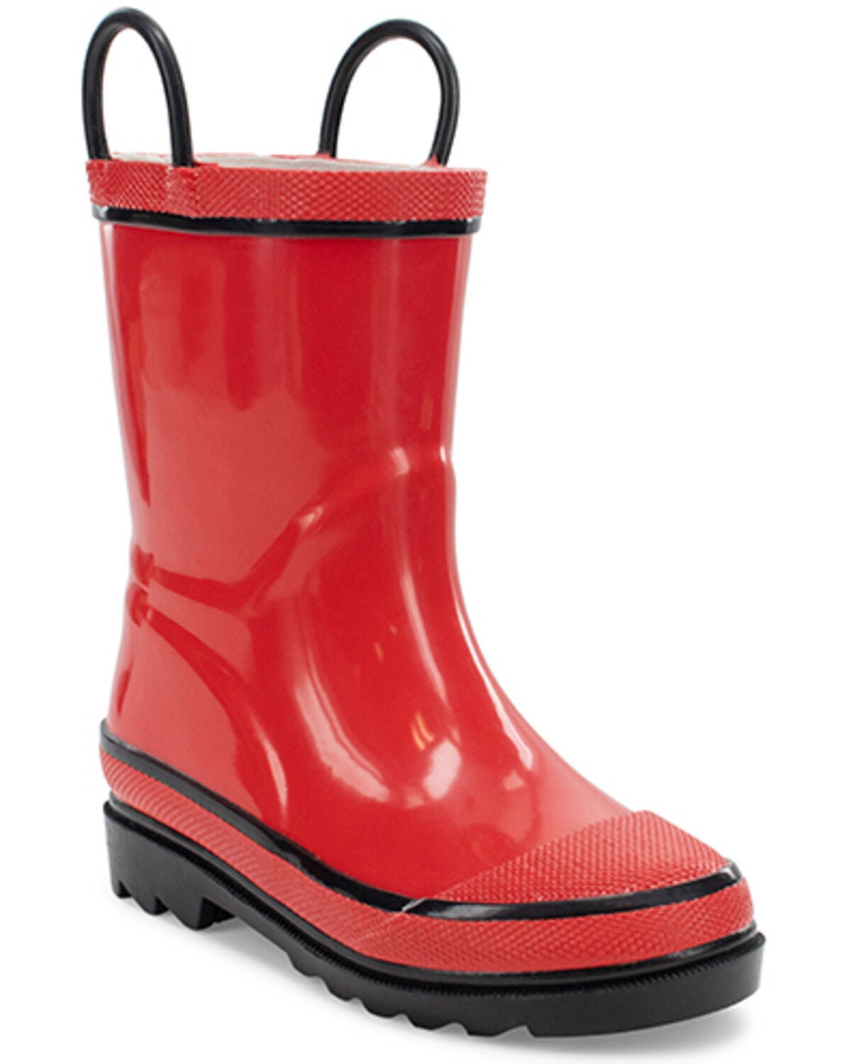 Western Chief Firechief 2 Rain Boots - Round Toe, Red, hi-res