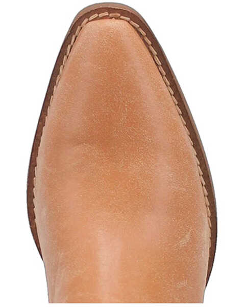 Image #6 - Dingo Women's Fine N' Dandy Leather Booties - Snip Toe , Caramel, hi-res